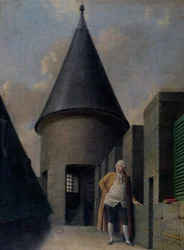 Luis XVI (1754-1793) en prisión en el Temple, finales del siglo XVIII